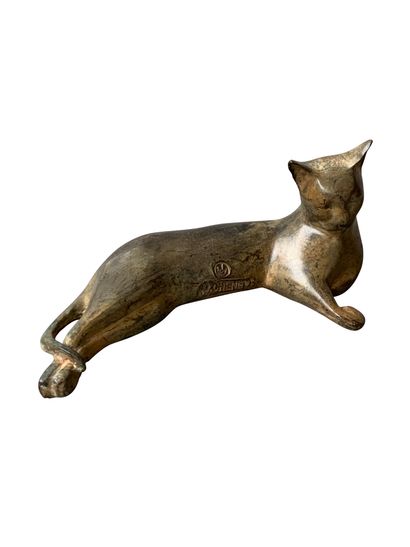 null P. CHENET (XXE)

Sculpture en alliage cuivreux à patine brune figurant un chat...