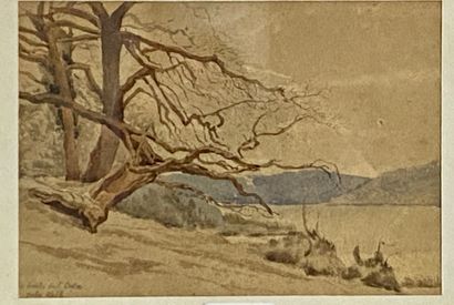 null Jules NOEL

(Quimper 1815 - Algiers 1881)

The banks of the Erdre

Watercolor...