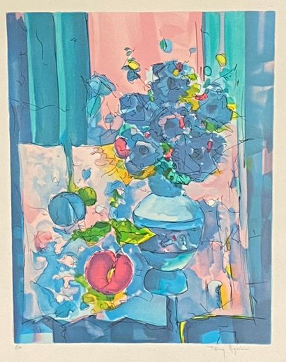 null Tony AGOSTINI

Still life

Suite of three lithographs in colors

Artist's proof,...