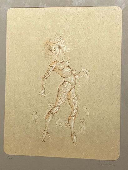 null LEONOR FINI, after

Character

Lithograph signed lower right and numbered 55/150

Size...