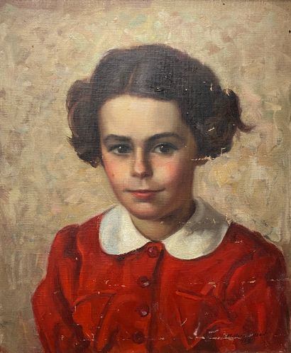 Elie MILLER-RANSON (1907-1989) 
Portrait...