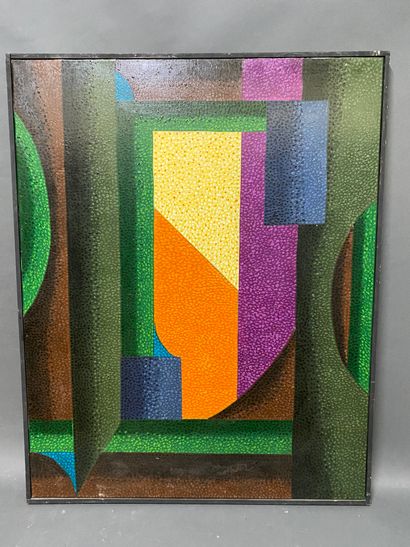 null P. JULIEN (20th century)

Abstract composition

Oil on canvas, signed and dated...