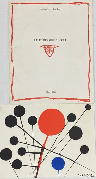 null Set of lithographed invitation cards after Chagall, Delprat, Thiburs, Miotte...