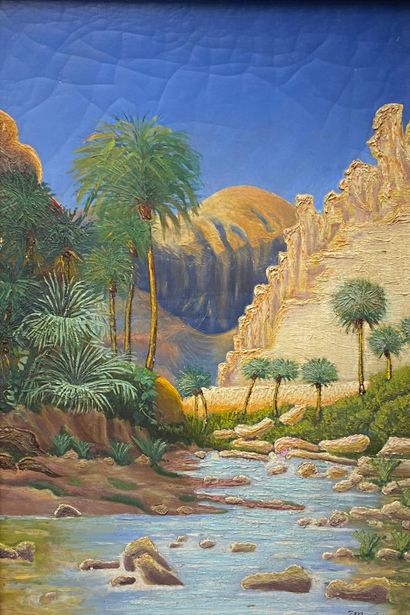 null MARCHETTI (X century)

Oasis

oil on canvas, signed lower right. 55x38
