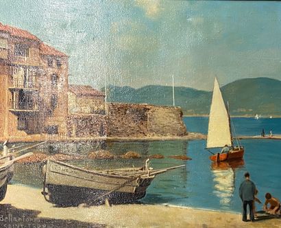 null Ermando BELLANTONIO (Xxè siècle)

Port de Saint Tropez

Huile sur toile, signée...