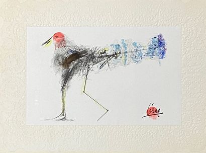 CESAR BALACCINI 
Chick 
Lithograph in colors...