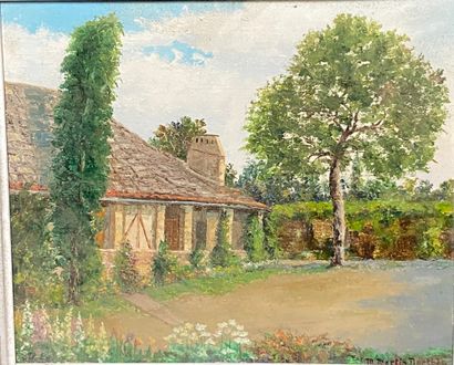 null MAURICE MARTIN (20th century)

Basque house in Labourd

Oil on cardboard, signed...