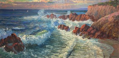 null Pierre FOREST (1881-1971)

Rocky coast

Oil on isorel, signed lower right.

Size...