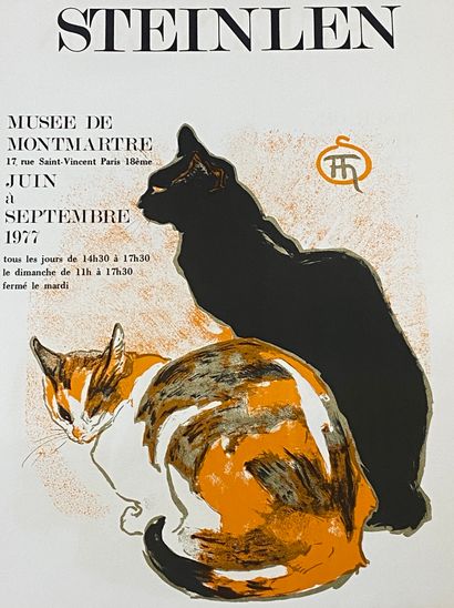 null Lot of 23 posters of galleries exhibitions mainly Maeght and lithographs in...