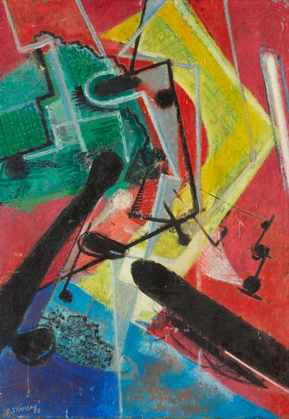 null Raymond TRAMEAU (1897-1985)

Divergence, 1953

Huile sur sur toile 

Signée...