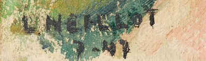 Louis NEILLOT (1898-1973) Paysage de campagne
Huile sur toile.
Signée en bas à droite.
38...
