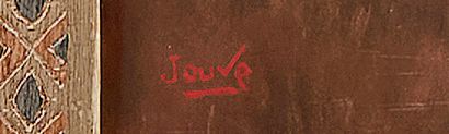 Paul JOUVE (1878-1973) Targui debout
Huile sur toile.
Signée en bas à gauche.
Réalisée...
