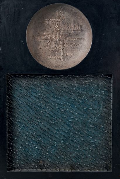 Edgard PILLET (1912-1996) Creuset avec métal
130 x 86 cm
Bibliographie :
Roger Bordier,...