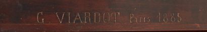 GABRIEL VIARDOT (1830-1906) ET MASATOSHI HAMADA (XIX-XXE) 
Exceptionnel meuble cabinet...