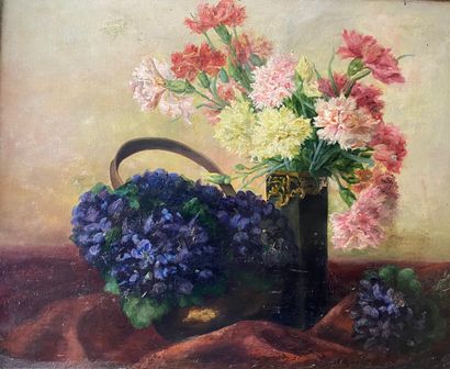 null Ernest FILLIARD (1868-1933)

Still life with flowers.

Oil on canvas, signed...