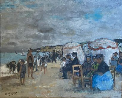 null Francois GALL (1912-1987)

Sur la plage

Huile sur toile, signée en bas à droite.

Dim....