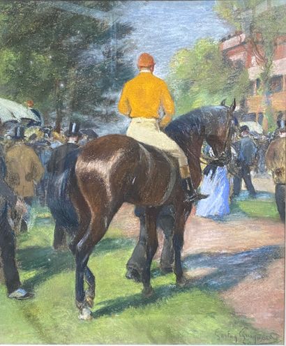 Alexandre-Gaston GUIGNARD (1848-1922) 
Jockey...