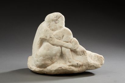 null MODERN SCHOOL

Seated Nude

Sculpture in stone

H : 19 W : 24 D : 13 cm
