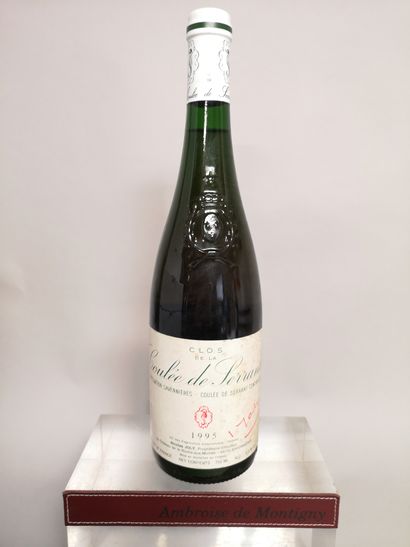 null 1 bouteille SAVENNIERES - Clos de La COULEE de SERRANT 1995

Etiquette légèrement...