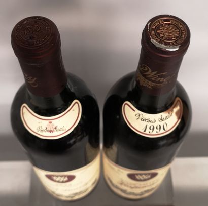 null 2 bottles NAPA VALLEY - V. SATTU WINERY

1 Zinfandel "Suzanne's Vineyard" 1990...