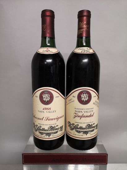 null 2 bouteilles NAPA VALLEY - V. SATTU WINERY

1 Zinfandel "Suzanne's Vineyard"...