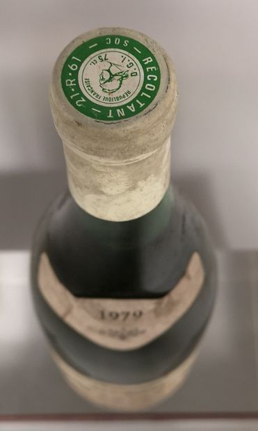 null 1 bouteille MEURSAULT - J.F. COCHE DURY 1979

Etiquette légèrement tachée et...