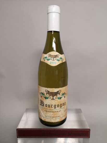 null 1 bottle BOURGOGNE (white) - J.F. COCHE DURY 2005

Label slightly crumpled.