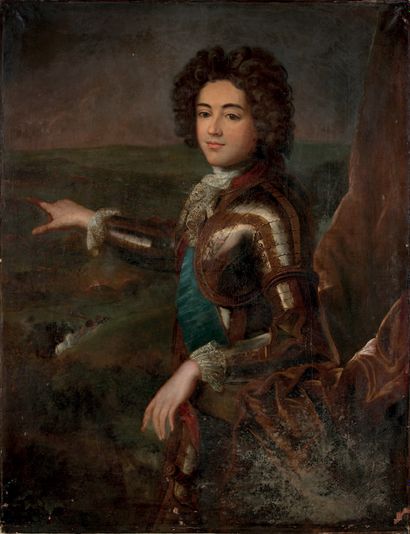 École française XVIIIe siècle Portrait jeune homme
Toile
114 x 88,5 cm
Signes de...