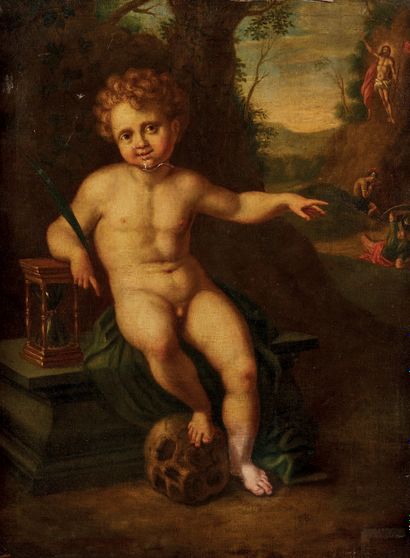 École ITALIENNE vers 1640 Allegory of the vanity
Canvas
61 x 46 cm
