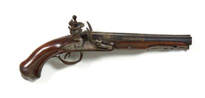 null FORT PISTOLET OF VENERIE WITH SILEX and two barrels in table.
Flintlock locks...