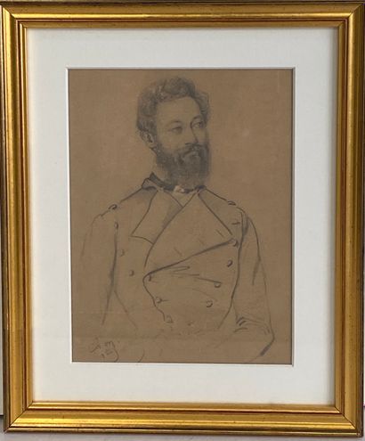 Charles Louis MOZIN (1806-1862) 
Autoportrait...