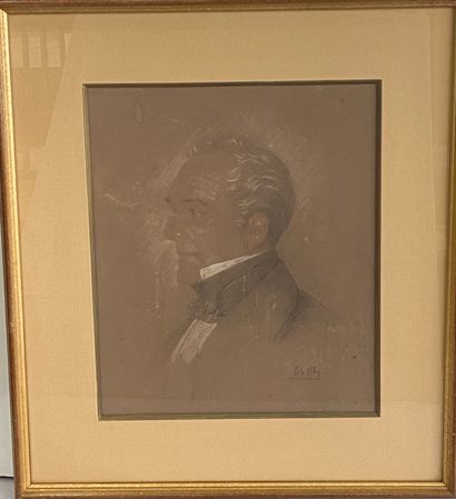null Adolphe Félix CALS (1810-1880)

Portrait d'un notable

Dessin signé et daté...