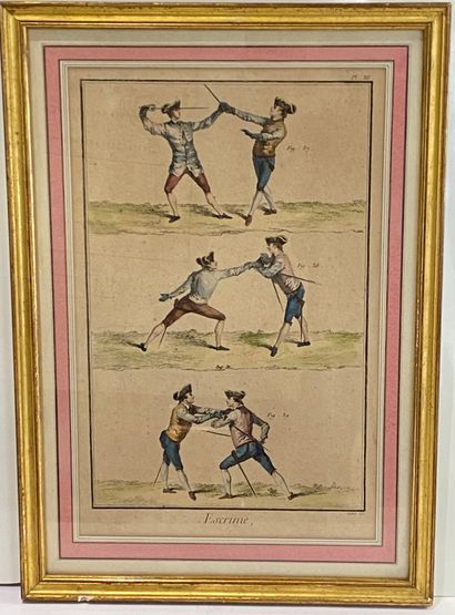 null A.J. DEFEHRT, after

Fencing

Engraving in colors 

36 x 23 cm