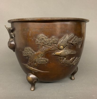 null JAPAN - MEIJI period (1868 - 1912)


A tripod planter in bronze with brown patina,...