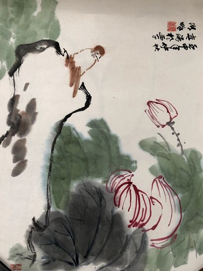 null CHINE


Oiseaux branchés


Deux peintures sur papier


Dim. : 34 x46cm et 35...