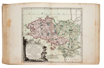 DESNOS, Louis-Charles Atlas of France. Divided into its military governments and...