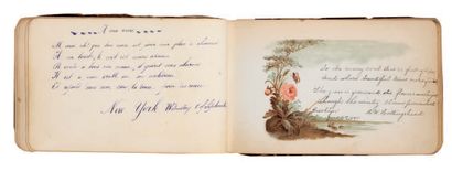 null [KEEPSAKE]. [HERB]. The Golden Floral Album.
In English, Spanish and French,...