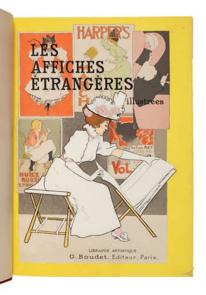 null [POSTER - CHÉRET, Jules] MAINDRON, Ernest. Les Affiches illustrées. Paris, Librairie...