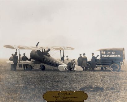 null [AVIATION]. Two photographs of the planes of the Compagnie générale transaérienne....