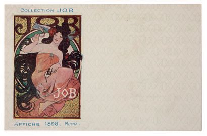 Alphonse MUCHA (1860-1939) "JOB Collection - 1898 Poster - Horizontal Brown Woman"
Uncirculated,...