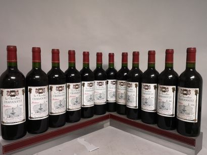 null 12 bottles Le CHEVALIER CHABASOULT - Bordeaux 2000 FOR SALE AS IS