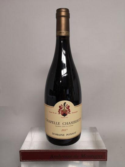 null 1 bottle CHAPELLE CHAMBERTIN Grand Cru - Domaine PONSOT 2017