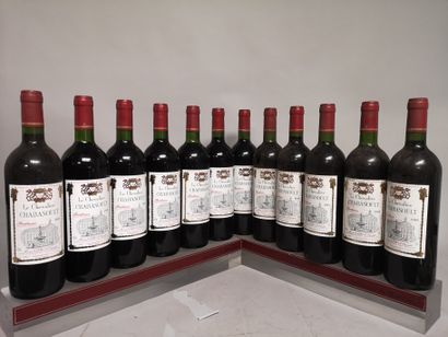 null 12 bouteilles Le CHEVALIER CHABASOULT - Bordeaux 1999 A VENDRE EN L'ETAT
