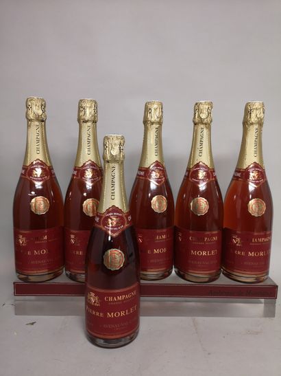 null 6 bouteilles CHAMPAGNE "Grande réserve" Brut rosé - Pierre MORLET 40A VENDRE...