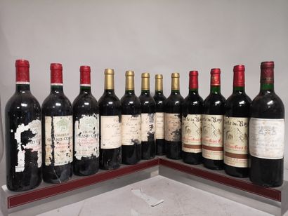 null 12 bouteilles BORDEAUX DIVERS A VENDRE EN L'ETAT 5 Ch. La CROIX DU CASSE 1998...