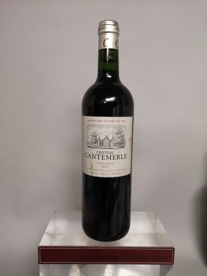 null 1 bottle Château CANTEMERLE - 5th GCC Haut Médoc 2010

Label slightly stain...
