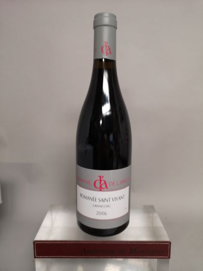 null 1 bottle ROMANEE SAINT VIVANT Grand Cru - Domaine de L'ARLOT 2016

Label slightly...
