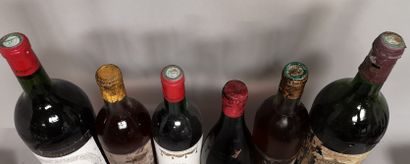 null 4 bottles and 2 magnums WINES DIVERS FRANCE FOR SALE AS IS