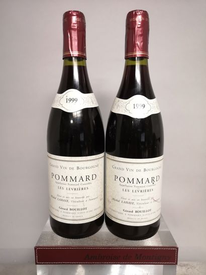 null 2 bottles POMMARD " Les Levrières " - G. Bouillot (mise Michel Lahaye) 1999...