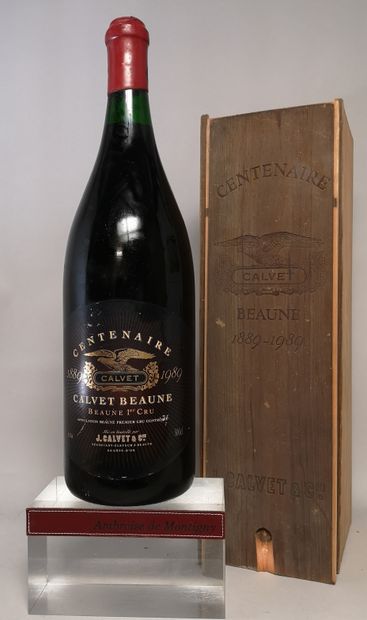 null 1 double magnum BEAUNE 1er cru - J.CALVET Edition of the centenary of the house...
